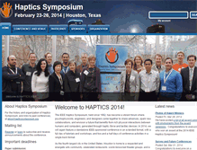 Tablet Screenshot of 2014.hapticssymposium.org