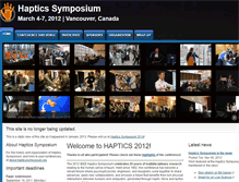 Tablet Screenshot of 2012.hapticssymposium.org