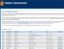 Tablet Screenshot of about.hapticssymposium.org